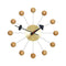 Nelson Ball Wall Clock  option Cherry/Brass
