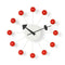 Nelson Ball Wall Clock  option Red/White