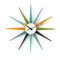 Sunburst Wall Clock  option Multicolor