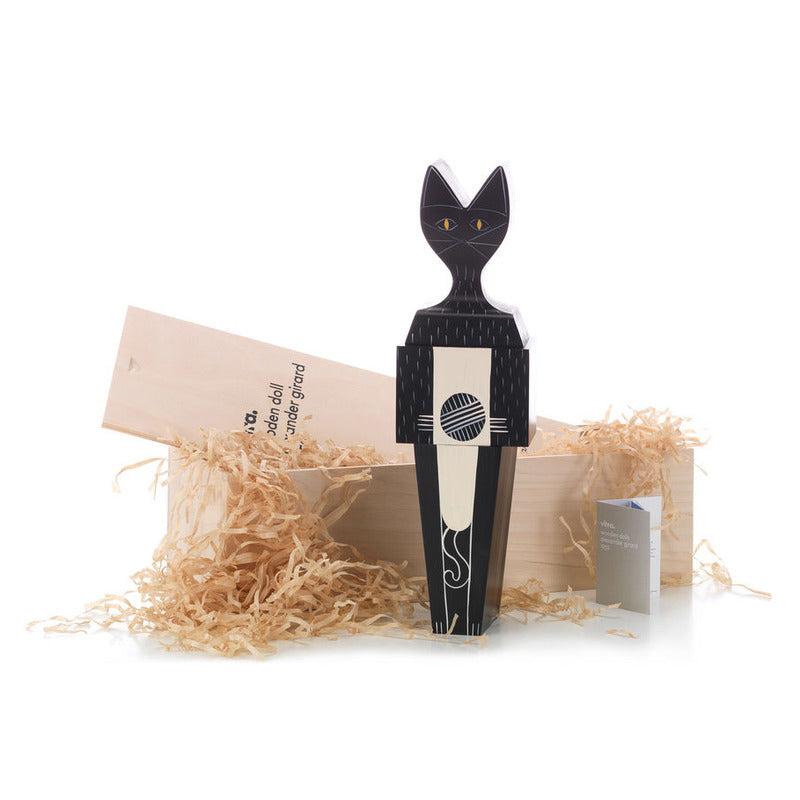 Wooden Doll Cat