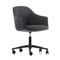 Softshell Chair with Five-Star Base  option Plano Sierra Grey/Nero