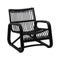 Curve Outdoor Lounge Chair  option Lava Grey Aluminum / Graphite