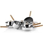 Nordic Kitchen Stainless Steel Saute Pan with Lid