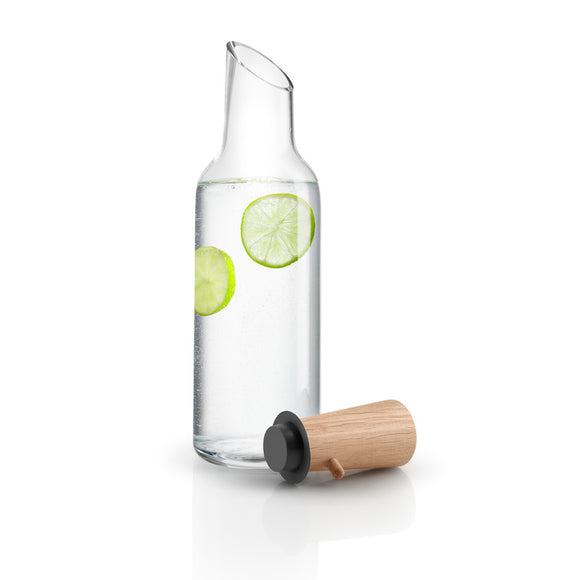 Glass Carafe with Wooden Stopper
