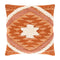 Lachan Hand-Woven Pillow  option Burnt Orange/Orange/Beige