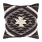 Lachan Hand-Woven Pillow  option Dark Brown/Black/Cream/Charcoal