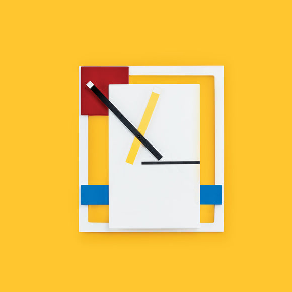 De Stijl Wall Clock