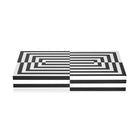 Op Art Lacquer Backgammon Set