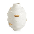 Gilded Muse Round Gala Vase