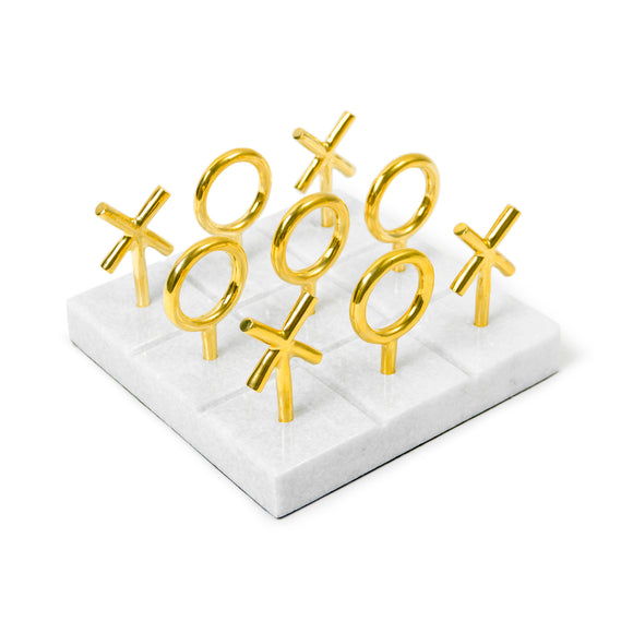 Brass Tic Tac Toe Set