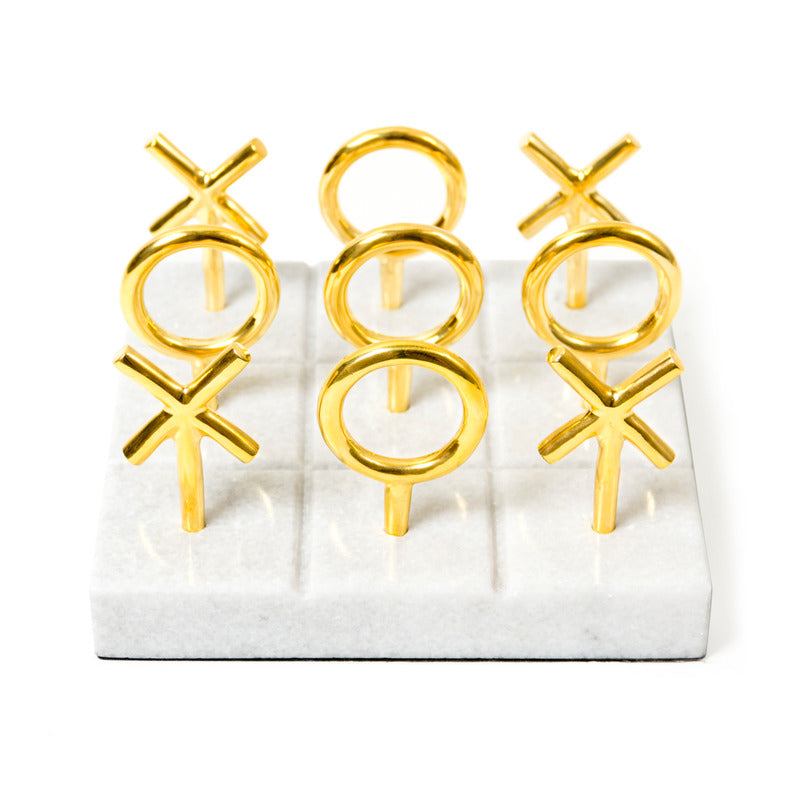 Brass Tic Tac Toe Set