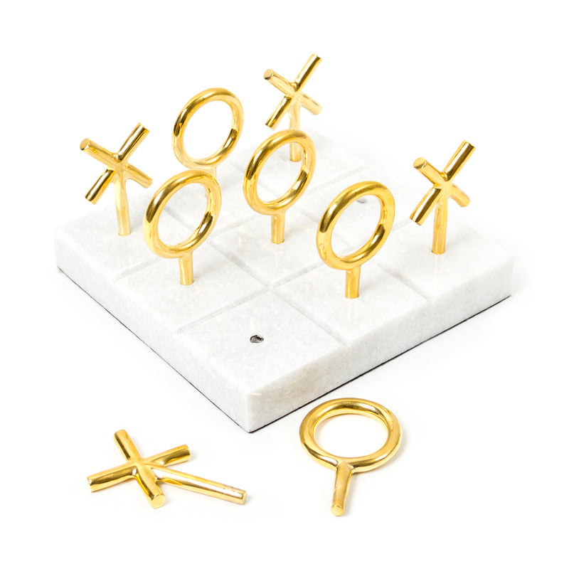 Brass Tic Tac Toe Set