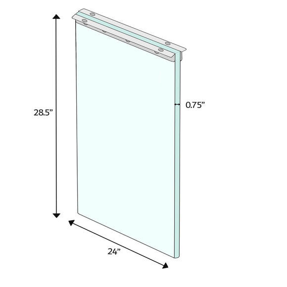 Brooks Dining Table - Glass Base