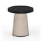 Thick Top Side Table  option Light Brown
