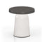 Thick Top Side Table  option Dark Brown
