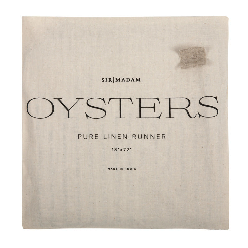 Sir Madam Oyster List Table Runner - Thumbnail 2