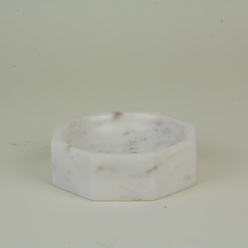 Modernist Octagonal Marble Bowl