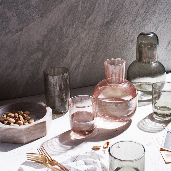 Seeded Glassware Carafe