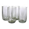 Seeded Glassware Glass (Set of 4)  option Deep Sage