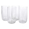 Seeded Glassware Glass (Set of 4)  option Glass