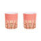 Rialto 12-Ounce Old Fashion Glass (Set of 2)  option Salmon