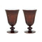 Rialto 10-Ounce Tulip Glass (Set of 2)  option Oxblood