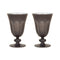 Rialto 10-Ounce Tulip Glass (Set of 2)  option Warm Gray