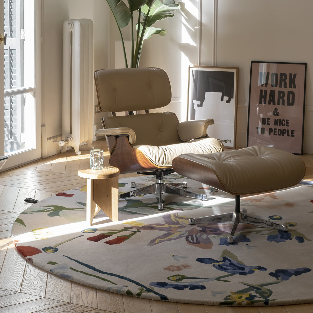 Flora Promenade Circular Rug