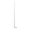 Keel LED Floor Lamp  option Bright Satin Aluminum