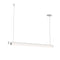 Keel LED Pendant Light  option Satin White