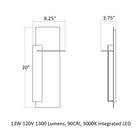 Backgate Outdoor LED Wall Sconce