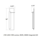 Backgate Outdoor LED Wall Sconce