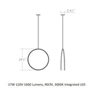 Torc LED Pendant Light