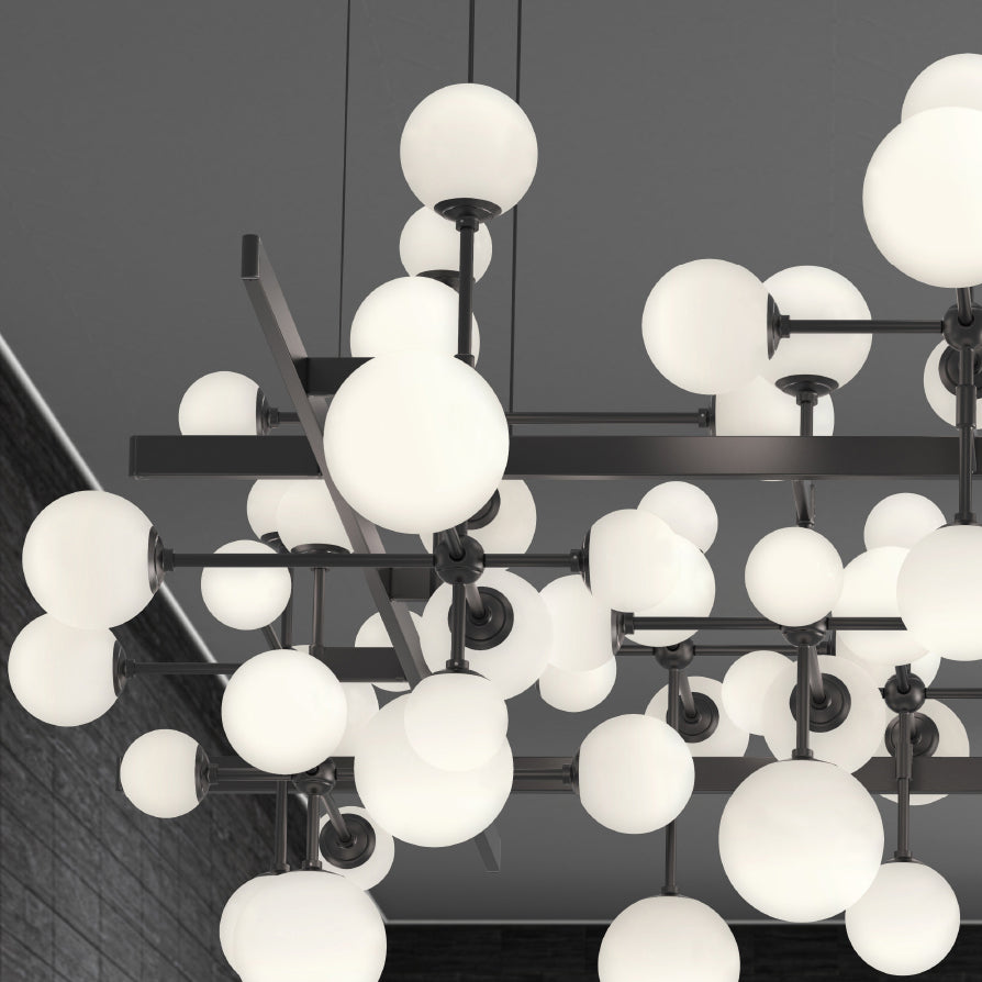 Nebula Zig Zag LED Chandelier