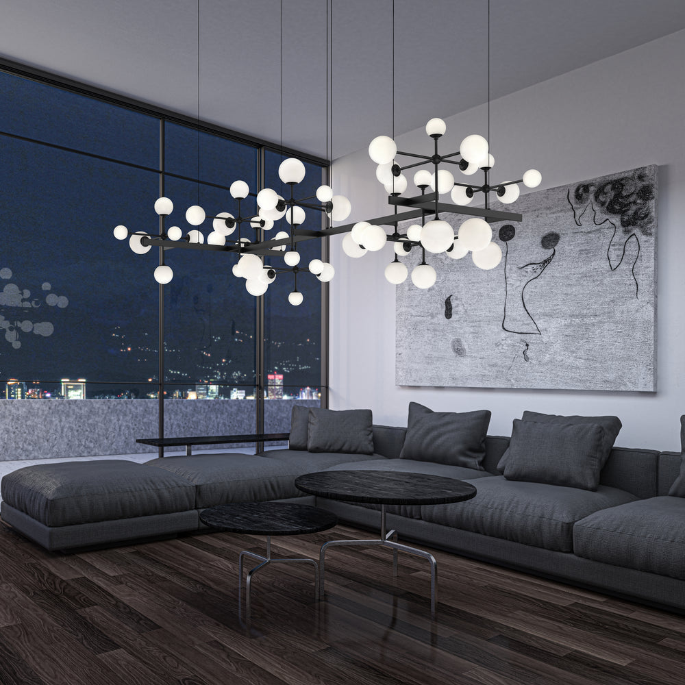 Nebula Zig Zag LED Chandelier