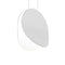 Malibu Discs LED Pendant Light  option Satin White