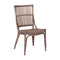 Piano Dining Side Chair  option Taupe Grey