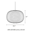 Lamella 1 Pendant Light