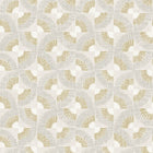 Grasscloth Fans Wallpaper