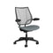 Liberty Task Chair  option Monofilament Stripe Platinum / Corde 4 Medium Gray