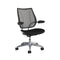 Liberty Task Chair  option Pinstripe Black / Lotus Black