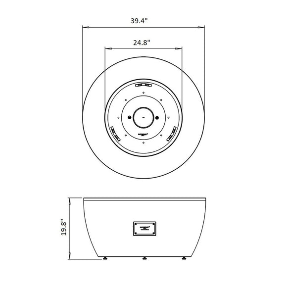 POD40 Fire Pit Set