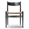 CH36 Dining Chair  option Oak / Painted Black