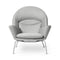 CH468 Oculus Chair  option Divina Melange 120