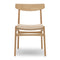 CH23 Dining Chair  option Oak / Oil Frame and Cover Cap with Backrest