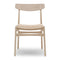 CH23 Dining Chair  option Oak / Soap Frame and Cover Cap with Backrest