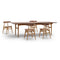 CH327 Dining Table  option Walnut / Lacquer