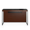 Sequel 20 Compact Desk  option 6103 CWL/B - Chocolate Stained Walnut/Black
