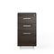 Sequel 20 3-Drawer File Cabinet  option 6114 CRL/S - Charcoal Stained Ash/Satin Nickel