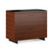 Sequel 20 Lateral File Cabinet  option 6116 CWL/B - Chocolate Stained Walnut/Black